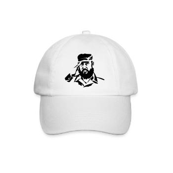 Fidel Alejandro Castro Ruz - Baseballkappe - Weiß/Weiß - Vorne