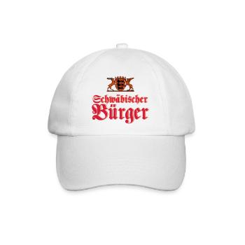Schwäbischer Bürger - Baseballkappe - Weiß/Weiß - Vorne