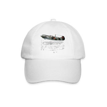 La-5 - Baseballkappe - Weiß/Weiß - Vorne