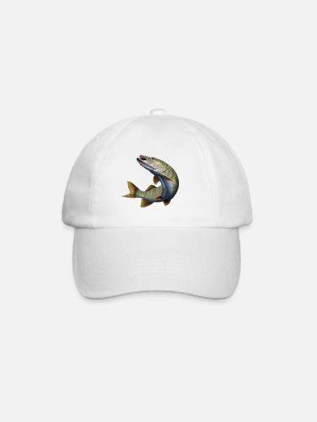 Hecht - Baseballkappe - Weiß/Weiß