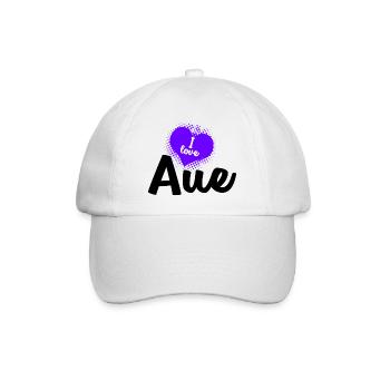 I Love Aue - Baseballkappe - Weiß/Weiß - Vorne