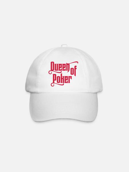 Poker - Baseballkappe - Weiß/Weiß
