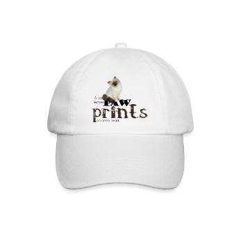Brown/White Birman Cat - Baseballkappe - Weiß/Weiß - Vorne