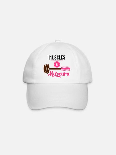 Fitness - Baseballkappe - Weiß/Weiß