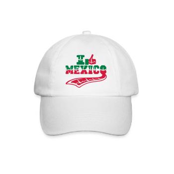 MEXIKO - Baseballkappe - Weiß/Weiß - Vorne