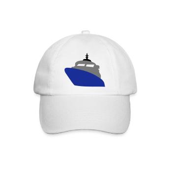 schiff - Baseballkappe - Weiß/Weiß - Vorne