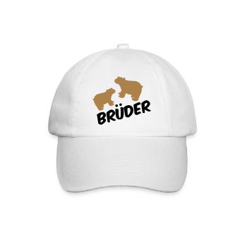 bruder - Baseballkappe - Weiß/Weiß - Vorne