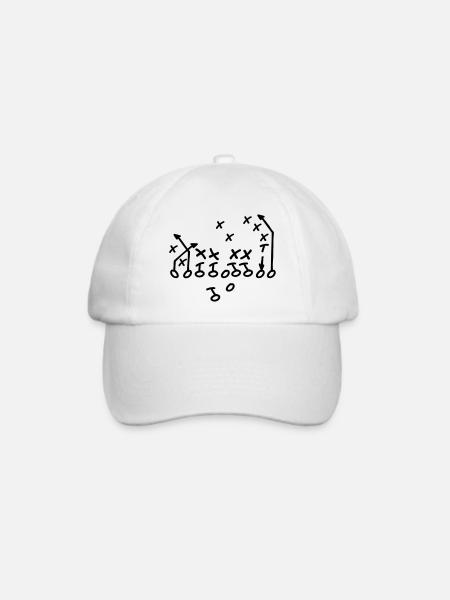 Football Coach - Baseballkappe - Weiß/Weiß