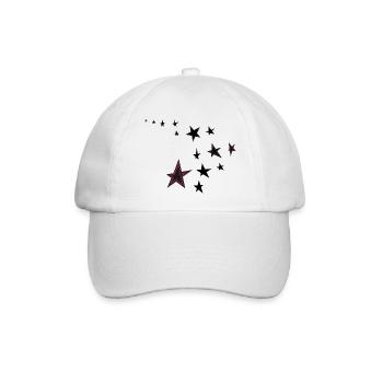 sternchen - Baseballkappe - Weiß/Weiß - Vorne