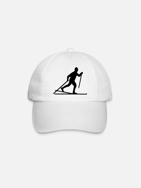Skilanglauf - Baseballkappe - Weiß/Weiß