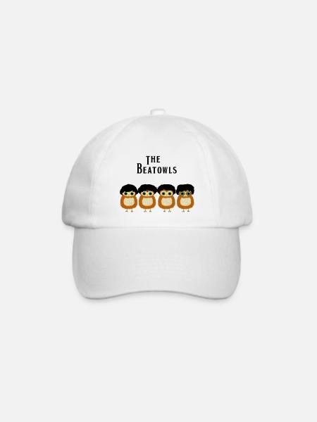 beatowls - Baseballkappe - Weiß/Weiß