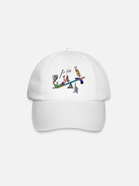 Geschicklichkeit - Baseballkappe - Weiß/Weiß