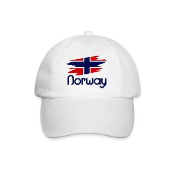 Norway - Baseballkappe - Weiß/Weiß - Vorne