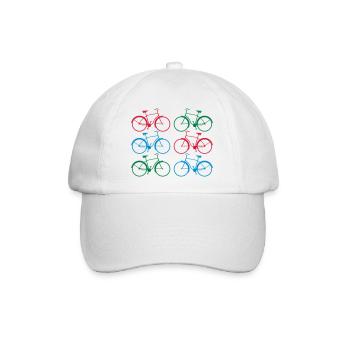 bikes - Baseballkappe - Weiß/Weiß - Vorne