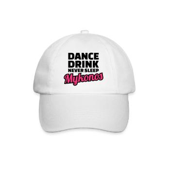 Mykonos - Baseballkappe - Weiß/Weiß - Vorne