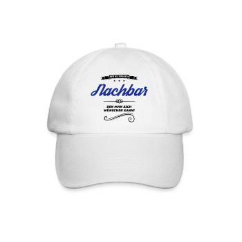 nachbar allerbeste - Baseballkappe - Weiß/Weiß - Vorne