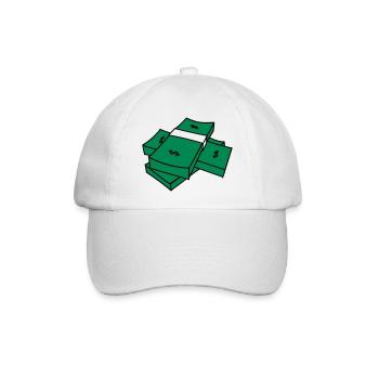 Money - Baseballkappe - Weiß/Weiß - Vorne