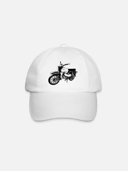 Simson Habicht - Baseballkappe - Weiß/Weiß