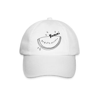 Melone - Baseballkappe - Weiß/Weiß - Vorne