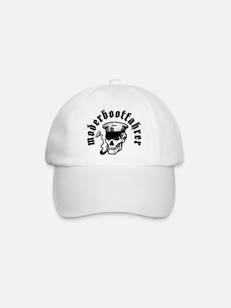 Moderboot 1 - Baseballkappe - Weiß/Weiß