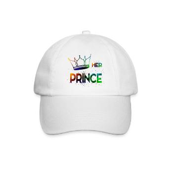 Her Prince - Baseballkappe - Weiß/Weiß - Vorne