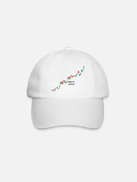 Trading steps - Baseballkappe - Weiß/Weiß