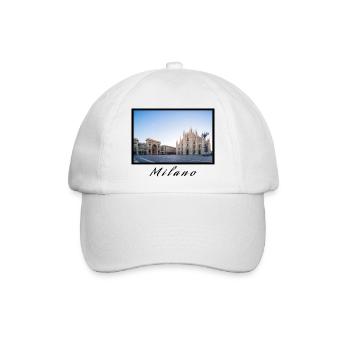 Milano Design - Baseballkappe - Weiß/Weiß - Vorne