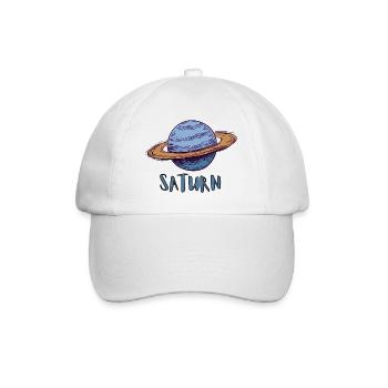 Saturn - Baseballkappe - Weiß/Weiß - Vorne