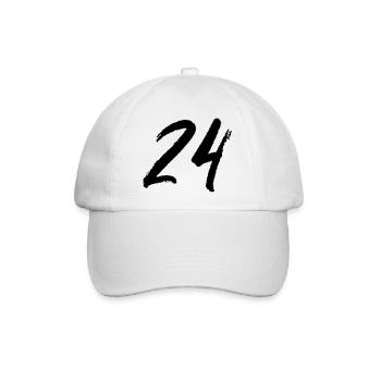 24 - Baseballkappe - Weiß/Weiß - Vorne