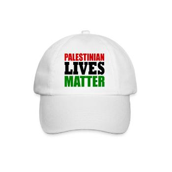 palestinian lives matter - Baseballkappe - Weiß/Weiß - Vorne
