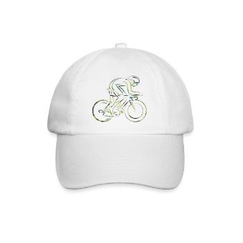 Radfahren - Baseballkappe - Weiß/Weiß - Vorne