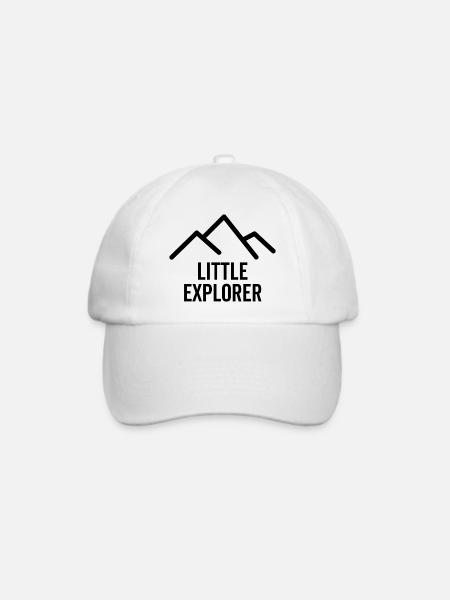 Kleiner Entdecker - Baseballkappe - Weiß/Weiß