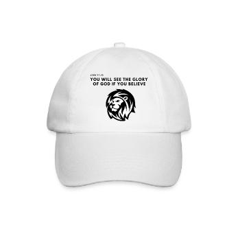 Jesus Christus,Jesus Christus,Jesus Christus,Jesus - Baseballkappe - Weiß/Weiß - Vorne