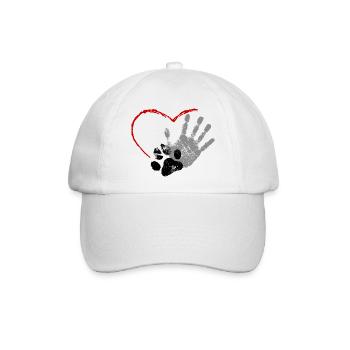 Hundebesitzer - Baseballkappe - Weiß/Weiß - Vorne