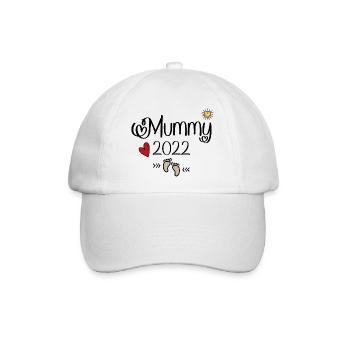 Mummy 2022 - Baseballkappe - Weiß/Weiß - Vorne