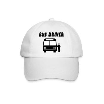 Bus - Baseballkappe - Weiß/Weiß - Vorne