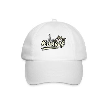 Kassel Waschbär Herkules - Baseballkappe - Weiß/Weiß - Vorne