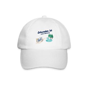 Radreise Schweden - Baseballkappe - Weiß/Weiß - Vorne