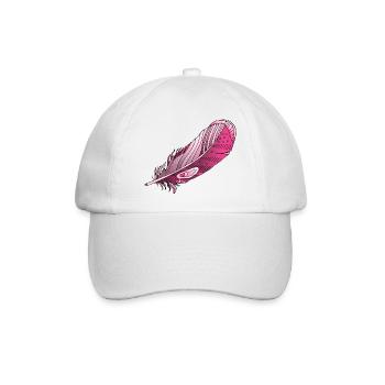 Feder - Baseballkappe - Weiß/Weiß - Vorne