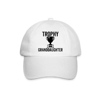 Trophäe Enkelin - Baseballkappe - Weiß/Weiß - Vorne