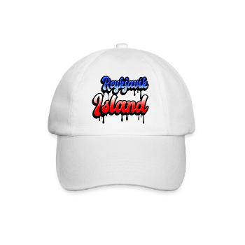 Reykjavík Island Design - Baseballkappe - Weiß/Weiß - Vorne