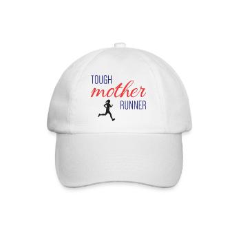 Tough Mother Runner - Baseballkappe - Weiß/Weiß - Vorne