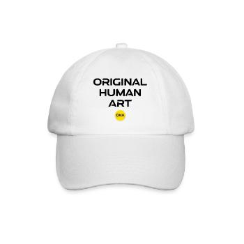 Original Human Art - Baseballkappe - Weiß/Weiß - Vorne