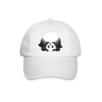 Panda-Finger - Baseballkappe - Weiß/Weiß - Vorne