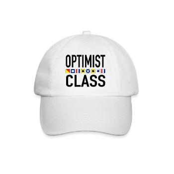 Optimist - Baseballkappe - Weiß/Weiß - Vorne