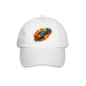 Turbo atomar - Baseballkappe - Weiß/Weiß - Vorne