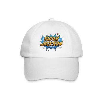 Super Jackson - Baseballkappe - Weiß/Weiß - Vorne