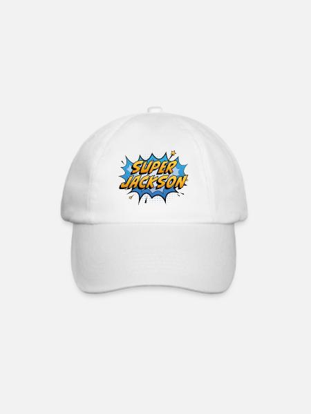 Super Jackson - Baseballkappe - Weiß/Weiß