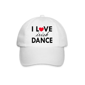Dancing Dance Music - Baseballkappe - Weiß/Weiß - Vorne