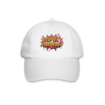 Super Isabelle - Baseballkappe - Weiß/Weiß - Vorne